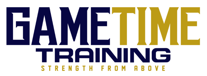 GameTime Training logo with the tagline Strength From Above